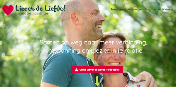 website lieverdeliefde screenshot